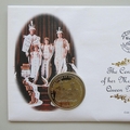 2000 The Queen Mother Centenary Crown Coin Cover - Isle of Man First Day Covers
