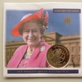 2002 Golden Jubilee 50 Years 50p Pence Coin Cover - UK PNC First Day Covers