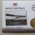 2006 History of the RAF Vickers Vimy Crown Coin Cover - WWI Aircraft PNC First Day Cover