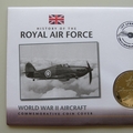 2006 History of the RAF Hawker Hurricane Crown Coin Cover - WWII Aircraft PNC First Day Cover
