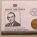2008 History of the RAF Sir Sydney Camm 5 Pounds Coin Cover - Nauru PNC First Day Covers