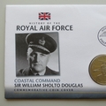 2008 History of the RAF Coastal Command Sir Douglas 5 Pounds Coin Cover - Nauru PNC First Day Covers