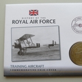 2009 History of the Royal Air Force Training Aircraft Crown Coin Cover - Guyana PNC First Day Covers