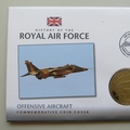 2009 History of the Royal Air Force Offensive Aircraft Crown Coin Cover - Guyana PNC First Day Covers