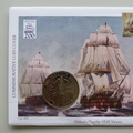 2004 Nelson's Flagship HMS Victory Crown Coin Cover - UK PNC First Day Covers