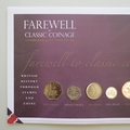 2008 Farewell to Classic Coinage Coin Cover - UK PNC First Day Covers