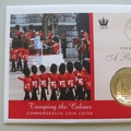 2006 Celebrating A Royal Year Trooping The Colour Crown Coin Cover - Solomon Islands FDC's