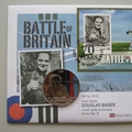 2010 Battle of Britain 70 Years Eric Lock 5 Pounds Coin Cover - BIOT PNC First Day Covers