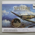 2008 Honouring the Spitfire Silver Proof 5 Pounds Coin Cover - UK PNC First Day Covers