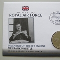 2008 History of the RAF Frank Whittle 5 Pounds Coin Cover - Nauru PNC First Day Covers