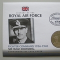 2008 The History of the RAF Hugh Dowding 5 Pounds Coin Cover - PNC First Day Covers