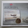 2008 The History of the RAF Schneider Trophy Victory 5 Pounds Coin Cover - BVI First Day Covers