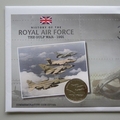 2008 The History of the RAF The Gulf War 5 Pounds Coin Cover - Tristan Da Cunha PNC First Day Covers