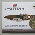 2008 History of the RAF Supermarine Spitfire Dollar Coin Cover - UK PNC First Day Covers