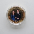 2010 Royal Engagement Prince William and Kate 1 Dollar Coin - Cook Islands