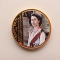 2012 The Queen's Diamond Jubilee Gold Plated Medal - Accession Portrait