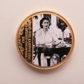 2012 The Queen's Diamond Jubilee Gold Plated Medal - BBC Radio Broadcast