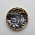 2012 The Queen's Diamond Jubilee Gold Plated Medal - 1st TV Christmas Broadcast