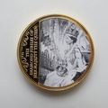 2012 The Queen's Diamond Jubilee Gold Plated Medal - Coronation Portrait