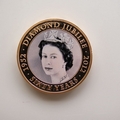 2012 The Queen's Diamond Jubilee Gold Plated 1 Dollar Coin - Lord Snowdon