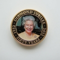 2012 The Queen's Diamond Jubilee Gold Plated 1 Dollar Coin - Brian Aris