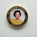 2012 The Queen's Diamond Jubilee Gold Plated 50p Pence Coin - Yousuf Karsh