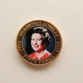 2012 The Queen's Diamond Jubilee Gold Plated Jersey 50p Pence Coin - John Lawrence