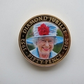 2012 The Queen's Diamond Jubilee Gold Plated TDC 50p Pence Coin - Informal Photograph