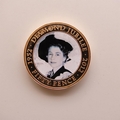 2012 The Queen's Diamond Jubilee Gold Plated TDC 50p Pence Coin - Cecil Beaton