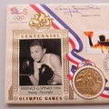 1996 Centennial Olympic Games Gold Medal Winners First Day PNC Cover - Terence G Spinks - Benham