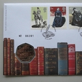 2005 The Written Word 50p Pence Coin Cover - Royal Mail First Day Cover