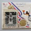 1996 Centennial Olympic Games Gold Medal Winners First Day PNC Cover - Ken Matthews - Benham