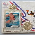 1996 Centennial Olympic Games Gold Medal Winners First Day PNC Cover - Duncan Goodhew - Benham