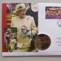 2003 The Queen's Golden Jubilee 50 Cents Coin Cover - Ascension PNC First Day Covers
