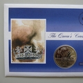 2003 The Queen's Coronation Jubilee 1 Dollar Coin Cover - Isle of Man PNC First Day Covers