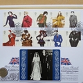 2012 Great British Fashion Sixpence Coin Cover - First Day Covers by Benham