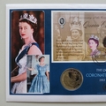 2003 Queen's Coronation Jubilee 1 Dollar Coin Cover - Zambia PNC First Day Covers
