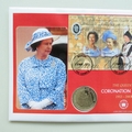 2003 Queen's Coronation Jubilee 1 Dollar Coin Cover - The Gambia PNC First Day Covers