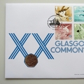 2014 Glasgow 2014 Commonwealth Games 50p Pence Coin Cover - Royal Mail First Day Covers