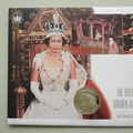 2002 The Queen's 50 Year Golden Jubilee Silver 50p Coin Cover - Gibraltar PNC First Day Covers