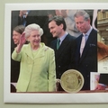 2002 The Queen's Golden Jubilee Silver Proof 50p Coin Cover - Grenada PNC First Day Coin Covers