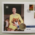 2002 The Queen's Golden Jubilee Silver Proof 50p Coin Cover - Isle of Man PNC First Day Coin Covers