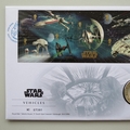 2015 Star Wars Vehicles Medal Cover - Royal Mail First Day Cover
