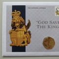 2023 King Charles III Coronation 50p Pence Coin Cover - God Save the King PNC