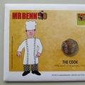 2021 Mr Benn 50 The Cook 50p Pence Coin Cover - UK PNC First Day Covers