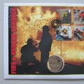 2009 Fire and Rescue Service Crown Coin Cover - UK PNC First Day Covers