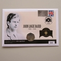 2021 John Logie Baird Innovation In Science 50p Coin Cover - UK PNC First Day Covers