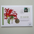 2024 St David Patron Saint of Wales 50p Pence Coin Cover - UK PNC First Day Covers