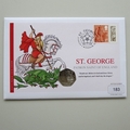 2024 St George Patron Saint of England 50p Pence Coin Cover - UK PNC First Day Covers