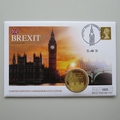 2020 Brexit Commemorative Medal Cover - UK PNC First Day Covers